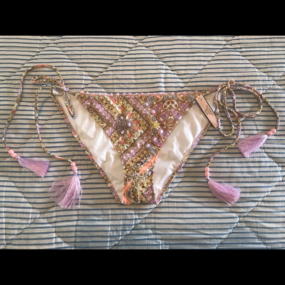 NWT - Victoria’s Secret Swim Tassel Bikini Bottom